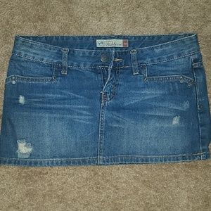Mini jean's skirt